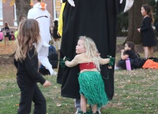 Trick or Treating On the Lawn: 2024